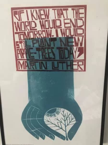 Martin Luther quote about trees