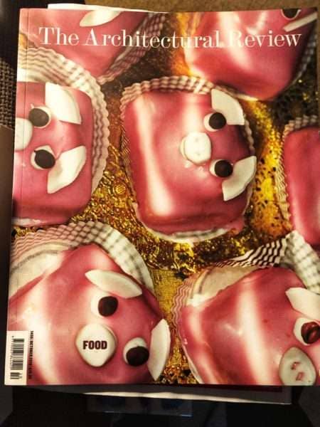 The Architectural Review pigs on their front cover Oct' 18