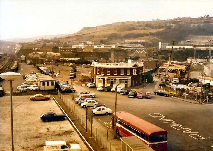 The Golden Arrow pub, Western Docks, Dover 1970s