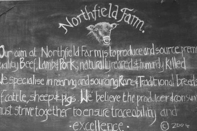 Northfield Farm sign