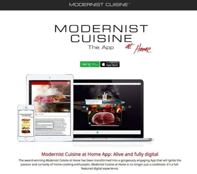 Modernist Cuisine at Home App Modernist Cuisine
