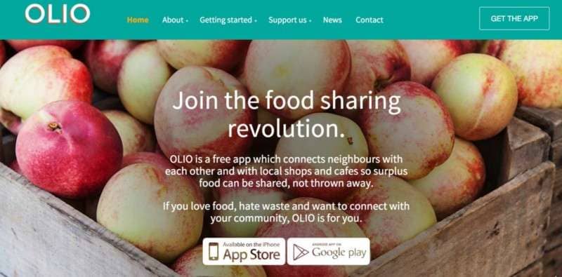 OLIO - reducing food waste