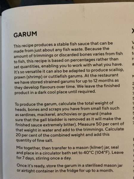 Josh Niland’s garum recipe