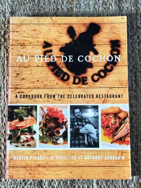 Au Pied de Cochon cookbook